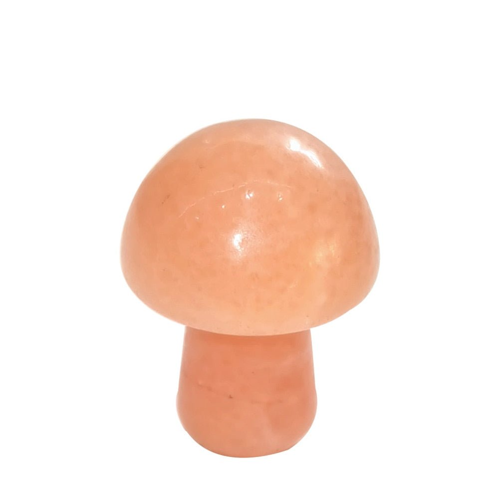 Natural Stone Quartz Healing Mushroom - DormVibes