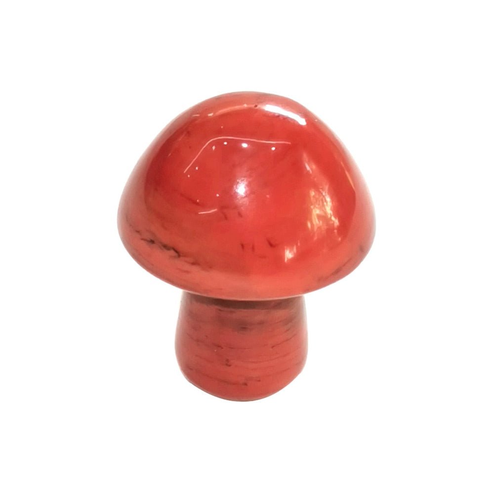 Natural Stone Quartz Healing Mushroom - DormVibes