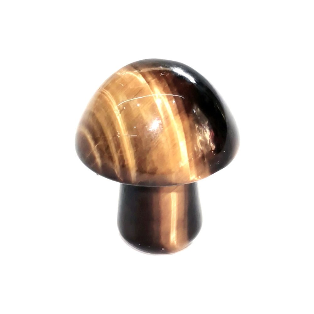 Natural Stone Quartz Healing Mushroom - DormVibes