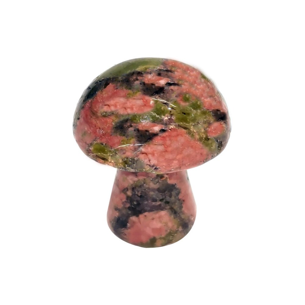 Natural Stone Quartz Healing Mushroom - DormVibes