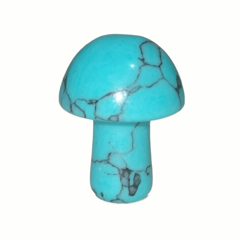 Natural Stone Quartz Healing Mushroom - DormVibes