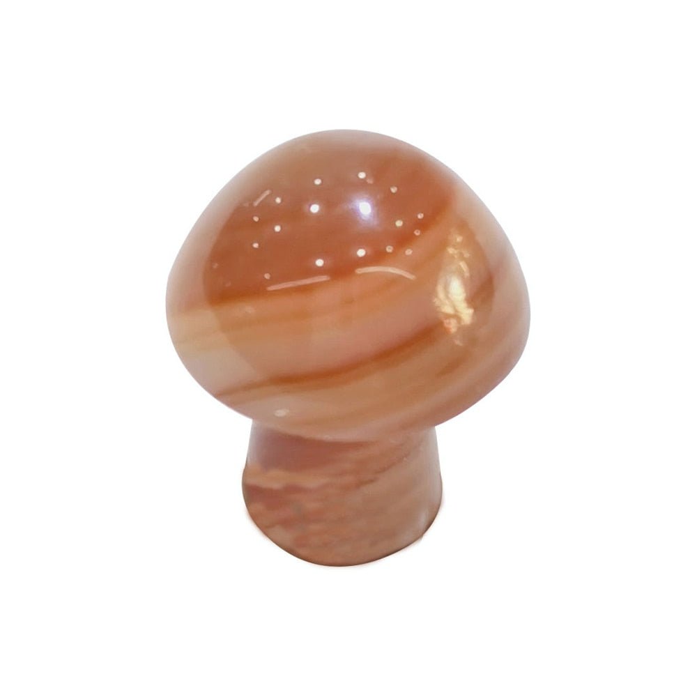 Natural Stone Quartz Healing Mushroom - DormVibes