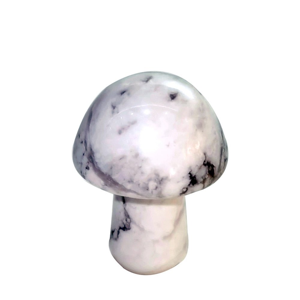 Natural Stone Quartz Healing Mushroom - DormVibes