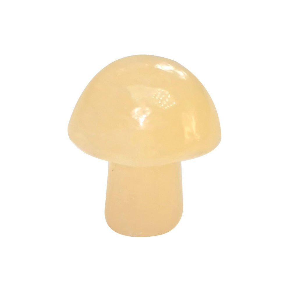 Natural Stone Quartz Healing Mushroom - DormVibes