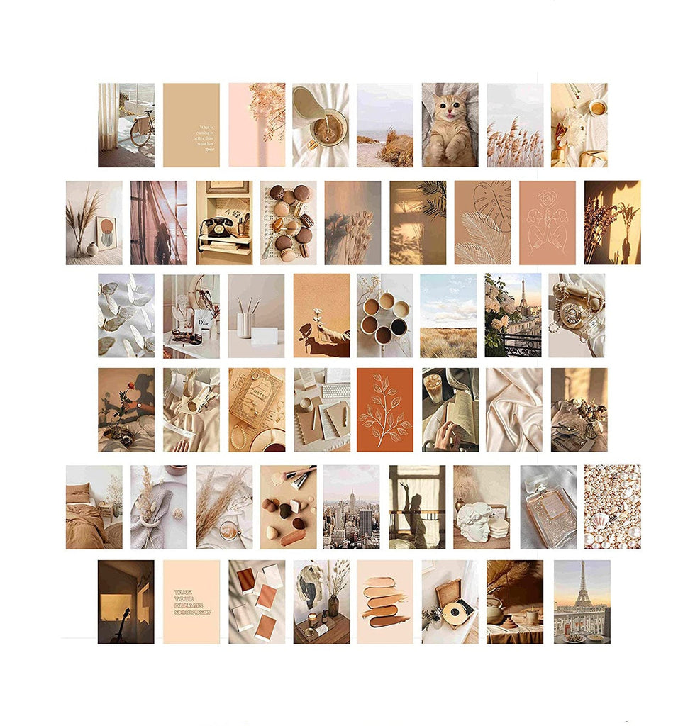 Neutral Bliss Collage Kit - DormVibes