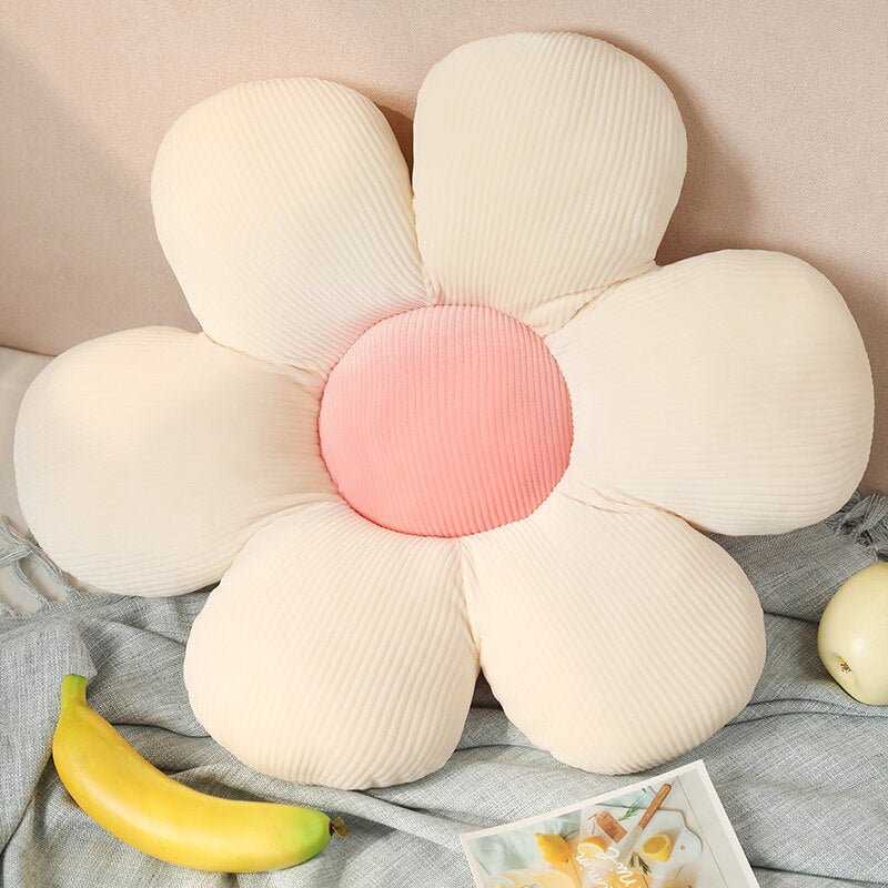 NEW Squishy Plush Plant Pillow - Soft and Adorable Flowers Seat Cushion for Chair Decoration - DormVibes