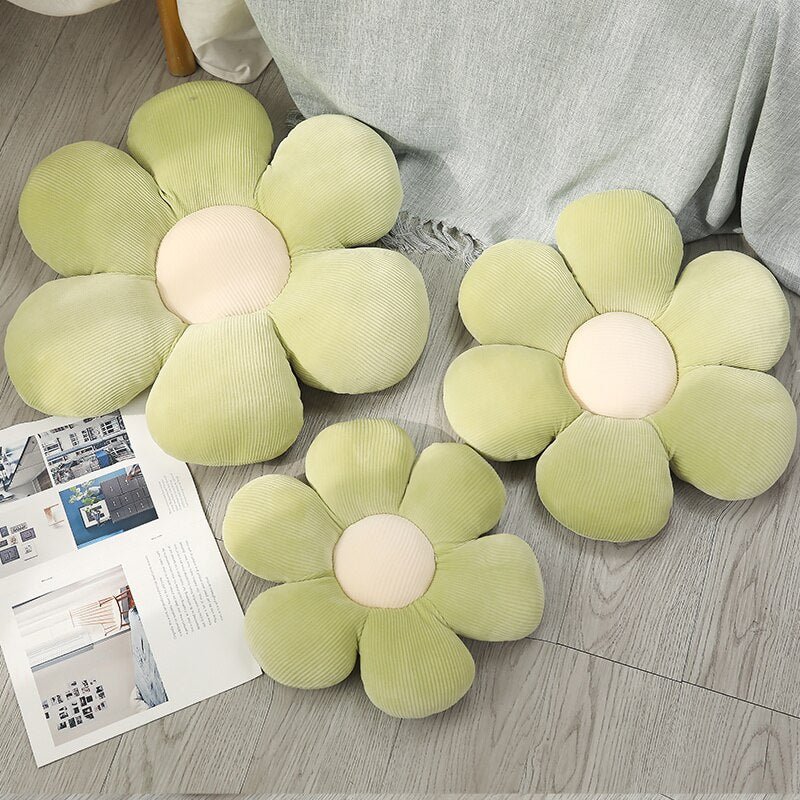 NEW Squishy Plush Plant Pillow - Soft and Adorable Flowers Seat Cushion for Chair Decoration - DormVibes