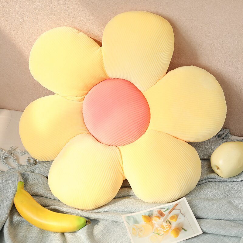 NEW Squishy Plush Plant Pillow - Soft and Adorable Flowers Seat Cushion for Chair Decoration - DormVibes