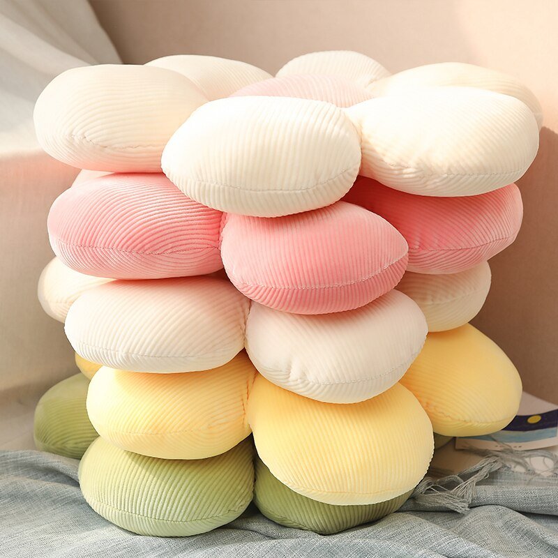 NEW Squishy Plush Plant Pillow - Soft and Adorable Flowers Seat Cushion for Chair Decoration - DormVibes