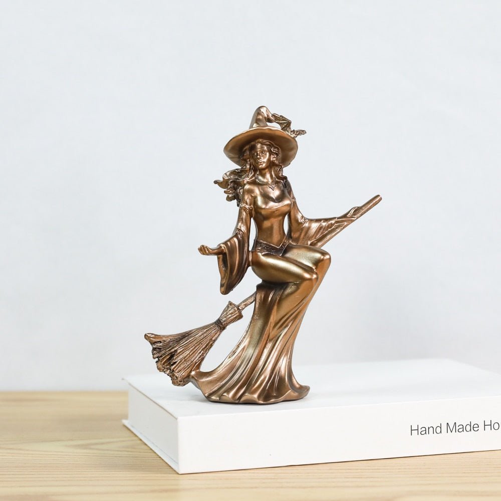 Nordic Retro Witch Desk Ornament - DormVibes