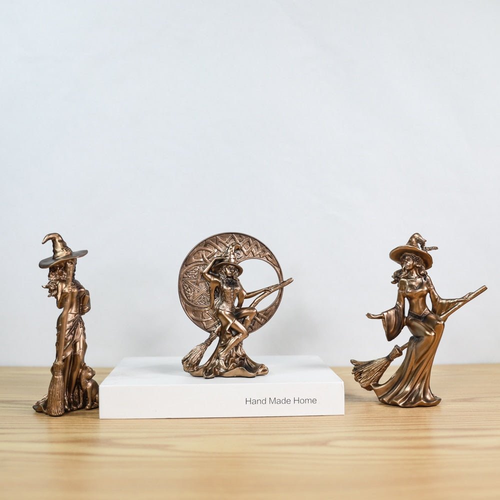 Nordic Retro Witch Desk Ornament - DormVibes