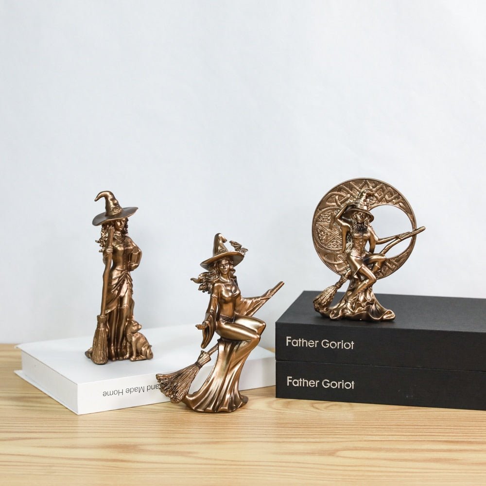 Nordic Retro Witch Desk Ornament - DormVibes