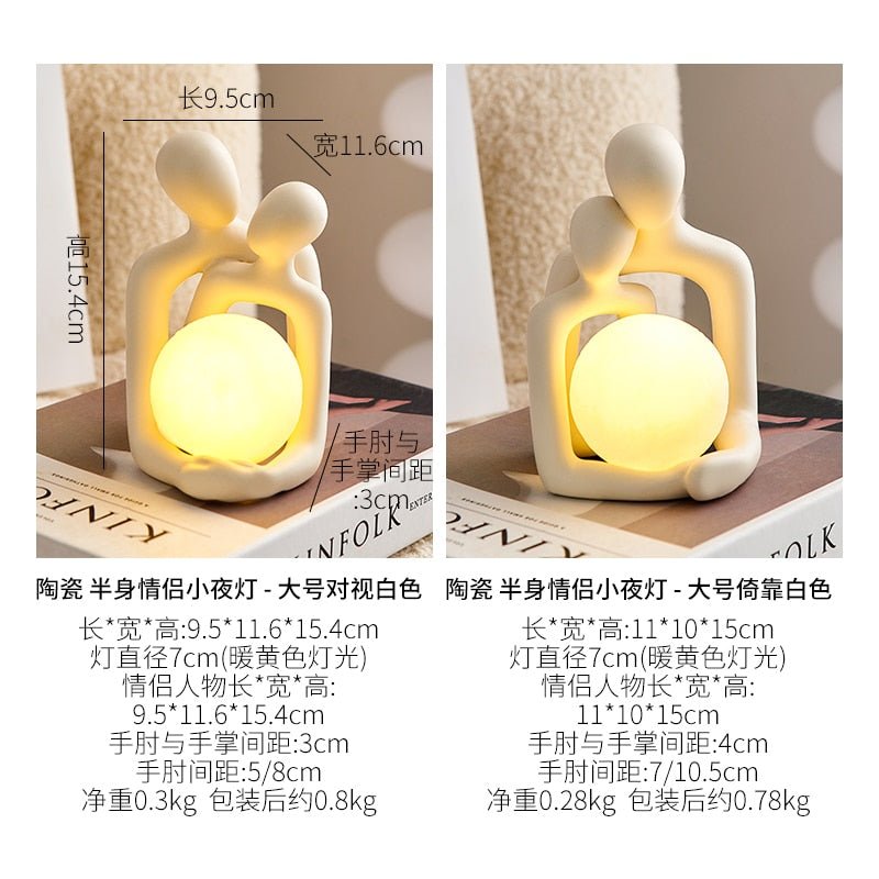 Couple night lamp on sale