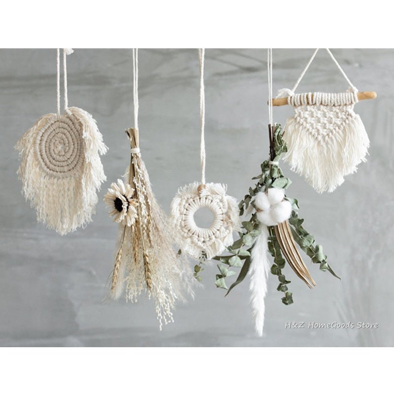 Nordic Style Hand Woven Macrame Wall Hanging 100 Cotton Boho