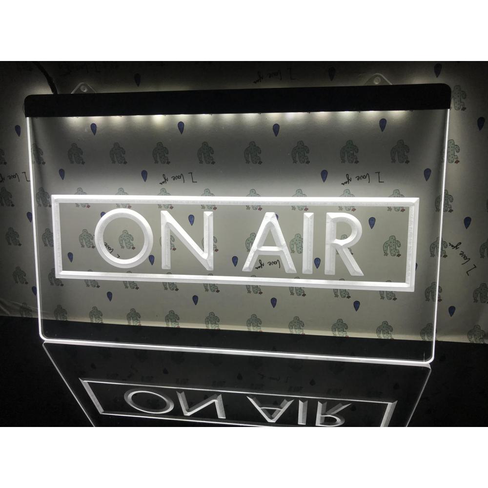 On Air Recording Studio NEW LED Neon Sign – 3D Carving Wall Art, Home, Room, Bedroom, Office, Farmhouse Decor, Unique Lighting - DormVibes