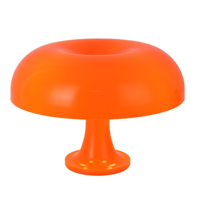 Orange Danish Mushroom Table Lamp – Ornamental Light for Bedroom, Interior Lighting, Desk Lamp, Bedside Lamps, Unique Decoration Lighting - DormVibes