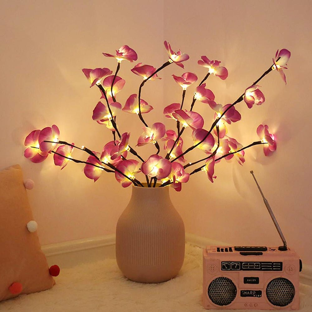 Orchid Bouquet String Lights - DormVibes