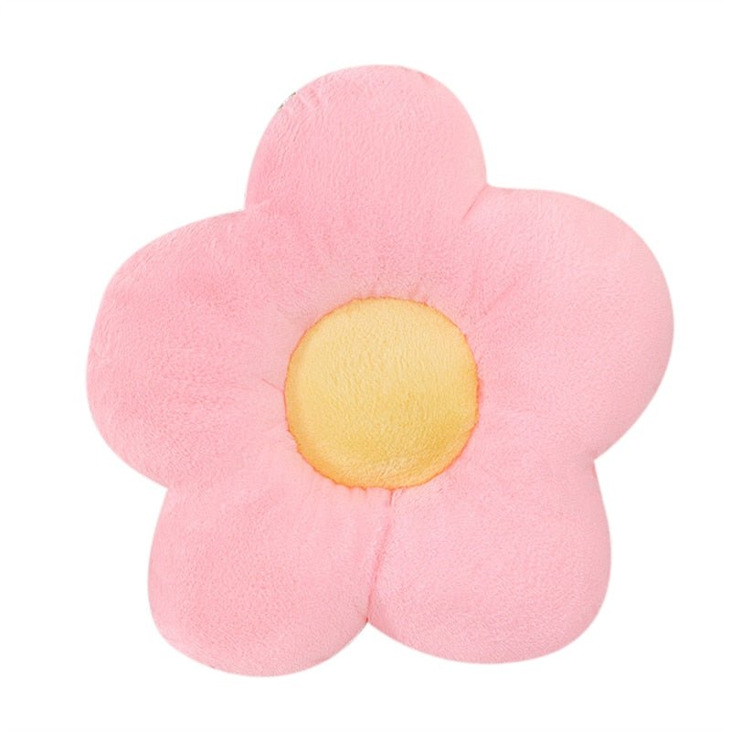 Pastel Flower Circular Shape Pillow - DormVibes