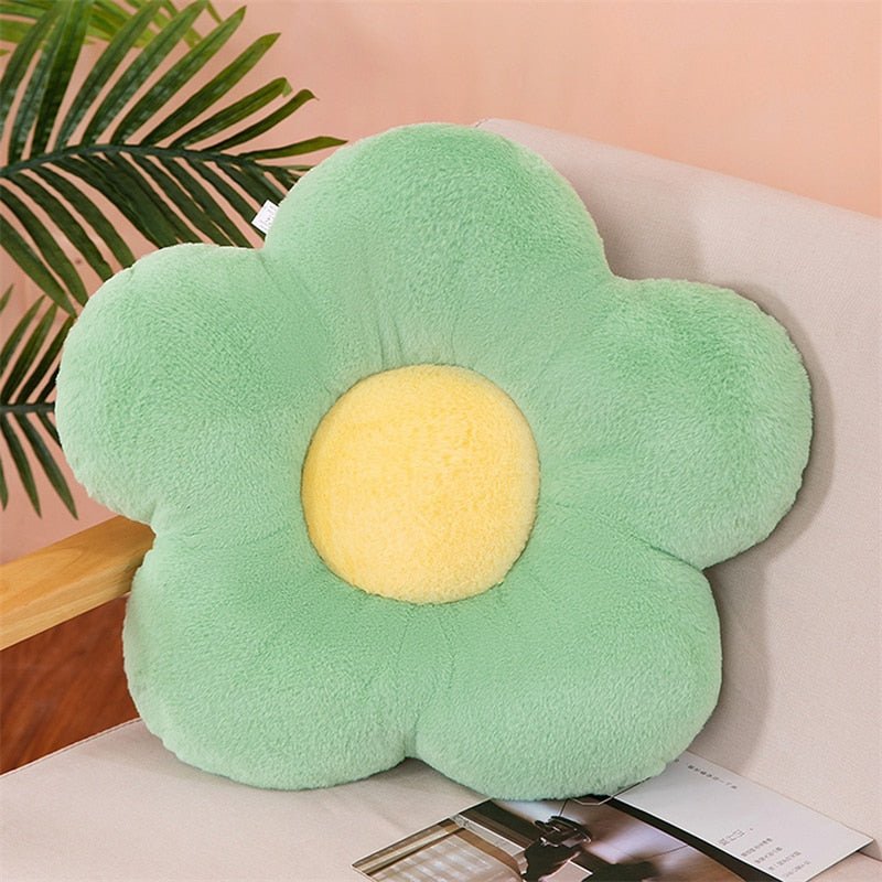 Pastel Flower Circular Shape Pillow - DormVibes