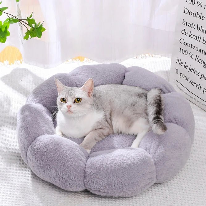 Petal Perfection: Unique Flower Pet Bed - DormVibes
