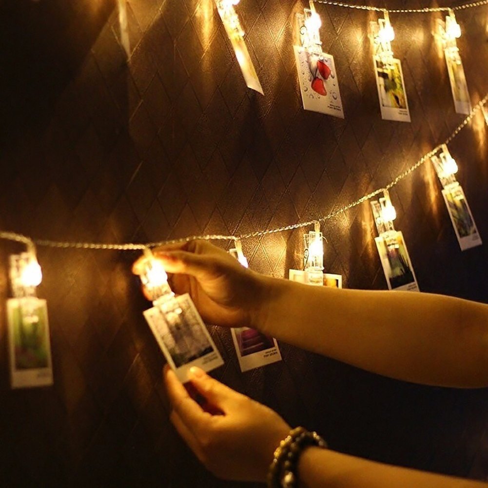 Photo Clips LED Fairy String Lights for Pictures - DormVibes
