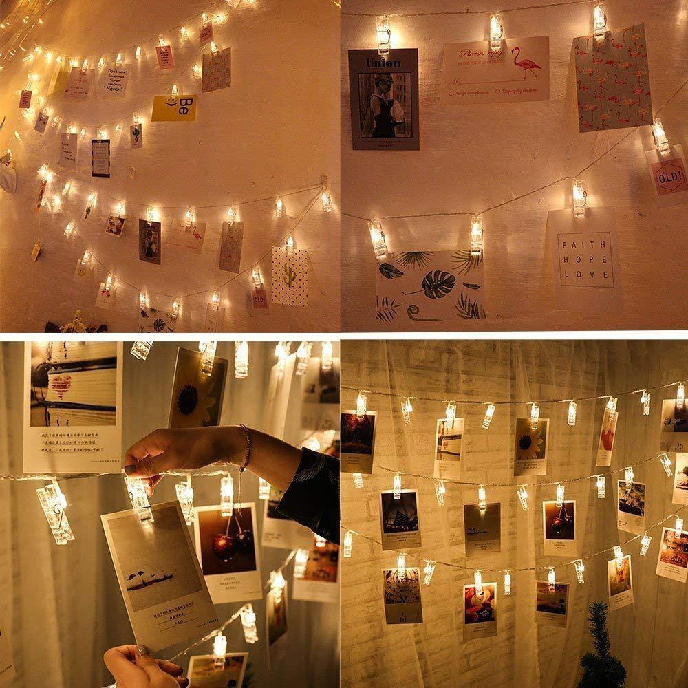 Photo Clips LED Fairy String Lights for Pictures - DormVibes