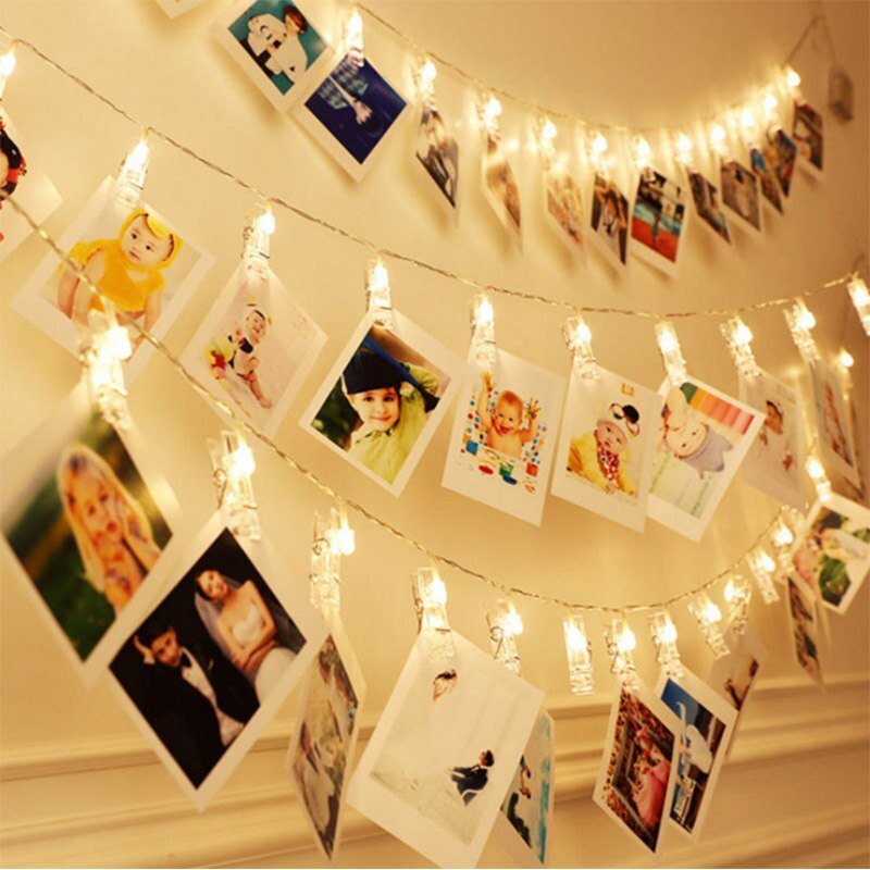 Photo Clips LED Fairy String Lights for Pictures - DormVibes