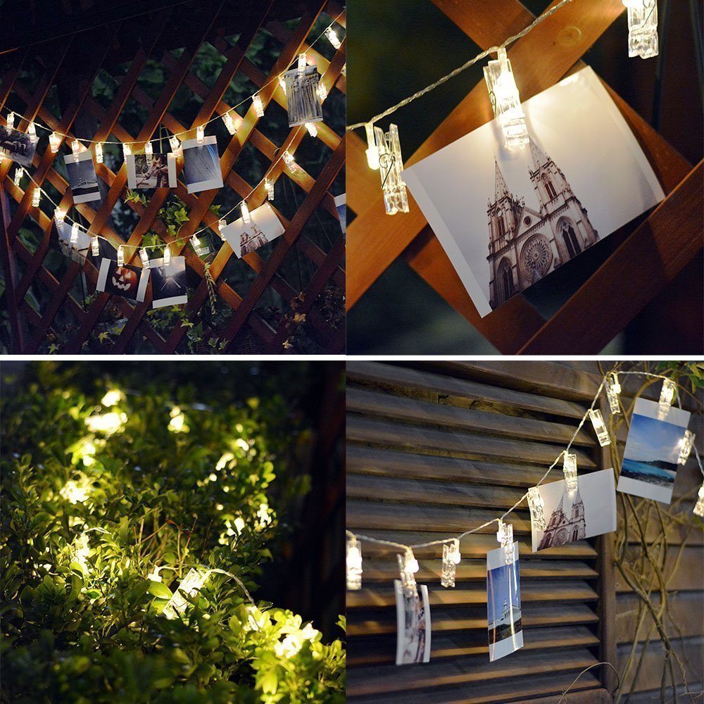 Photo Clips LED Fairy String Lights for Pictures - DormVibes