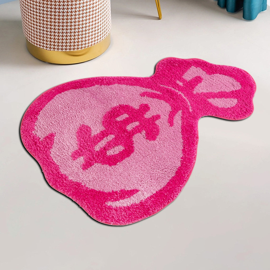 Pink Purse Tufted Rug - DormVibes