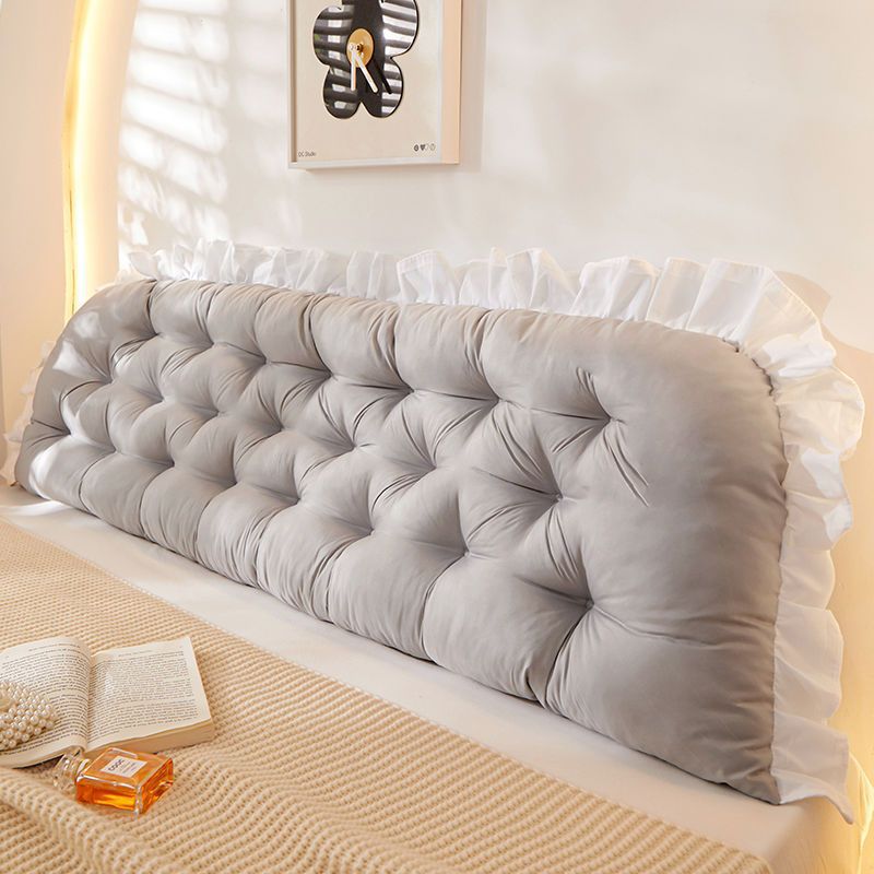 Pink Tatami Pillow Headboard - Bed Sleeping Neck Body Pillow, Large Backrest Support Bolster for Bedroom Decor - DormVibes