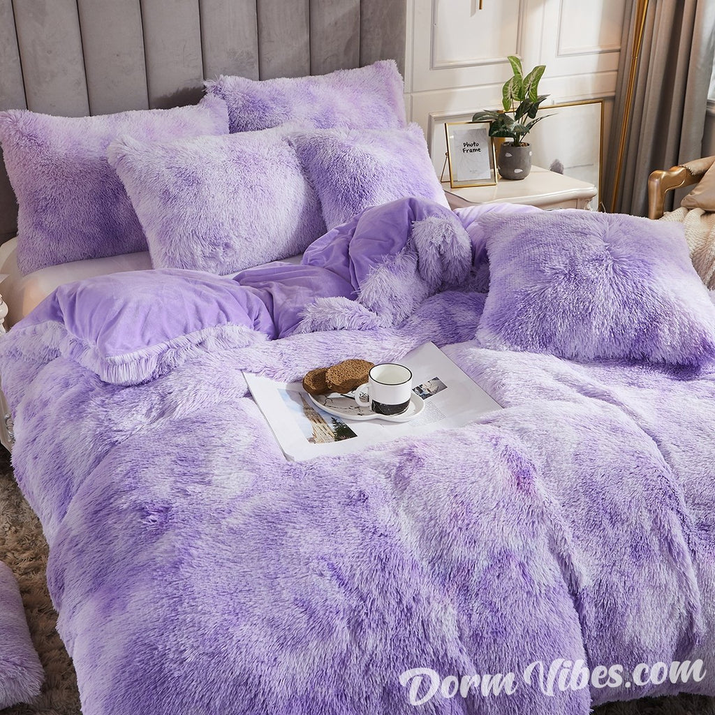 Pluffy® Tie-Dyed Bed Set - DormVibes