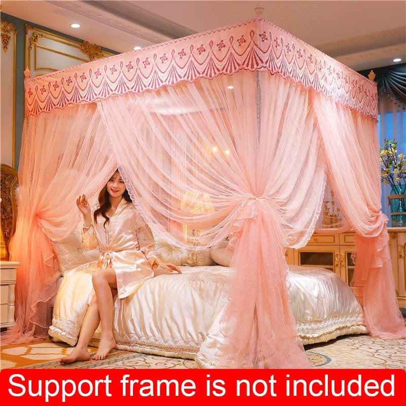Princess Queen Size Double Bed Net Canopy - Enhance Your Sleeping Experience with a Touch of Luxury - DormVibes