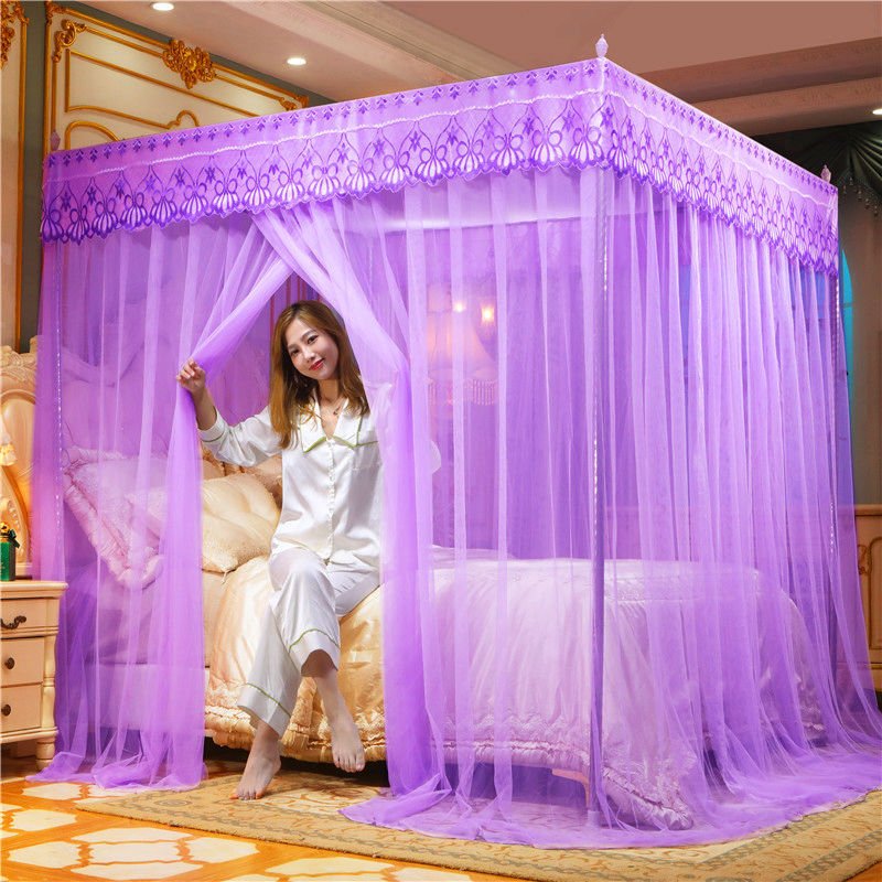 Princess Queen Size Double Bed Net Canopy - Enhance Your Sleeping Experience with a Touch of Luxury - DormVibes