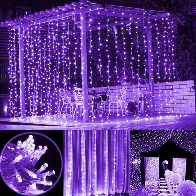 Purple String Lights - DormVibes - DormVibes