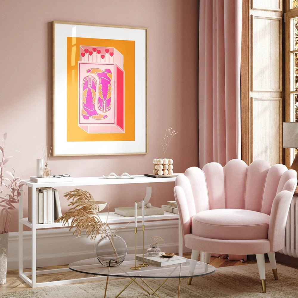 Queen of Hearts Playing Card Wall Art Poster - DormVibes