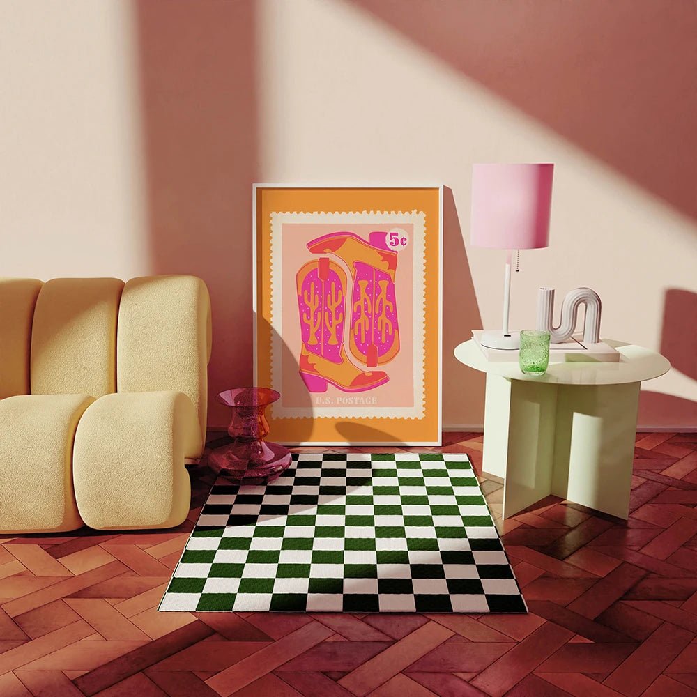 Queen of Hearts Playing Card Wall Art Poster - DormVibes