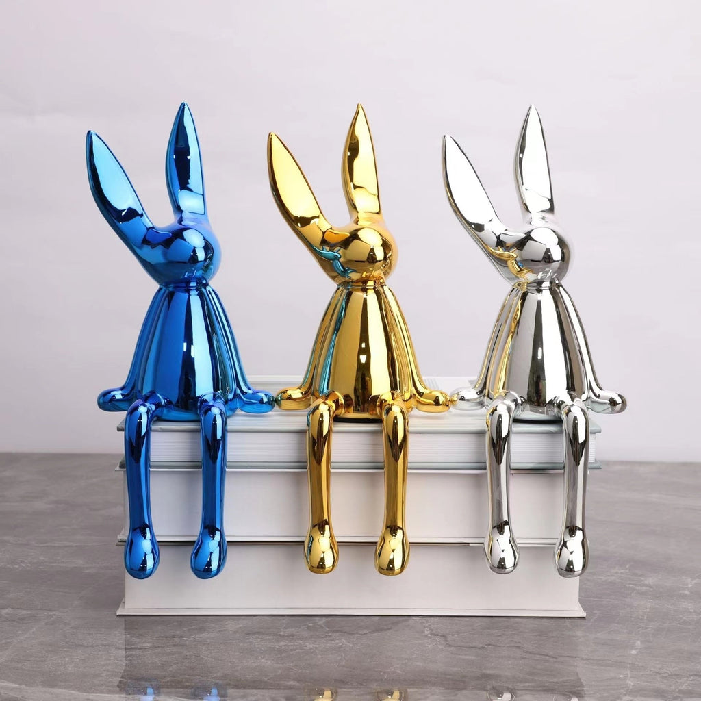 Rabbit Statue Stylish Desk Ornament - DormVibes