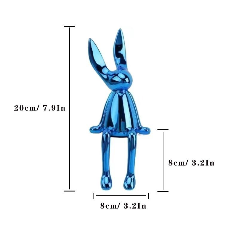 Rabbit Statue Stylish Desk Ornament - DormVibes