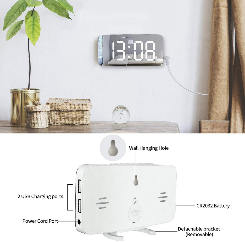 Reflective Charger Alarm Lamp - DormVibes