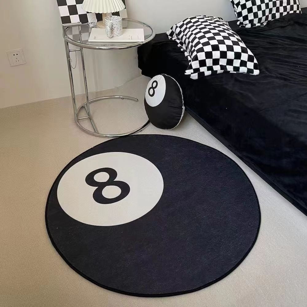Retro Billiards 8 Ball Hip Hop Billiards Rug – DormVibes