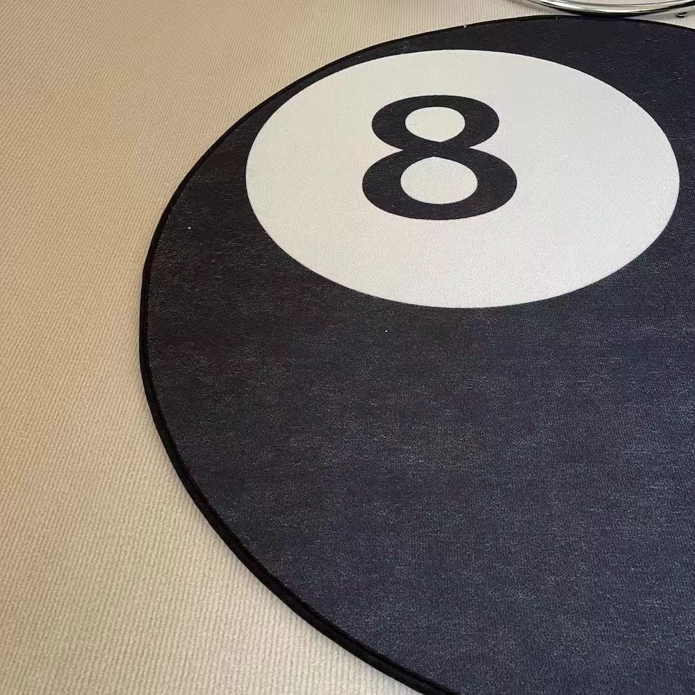 Retro Billiards 8 Ball Hip Hop Billiards Rug – DormVibes