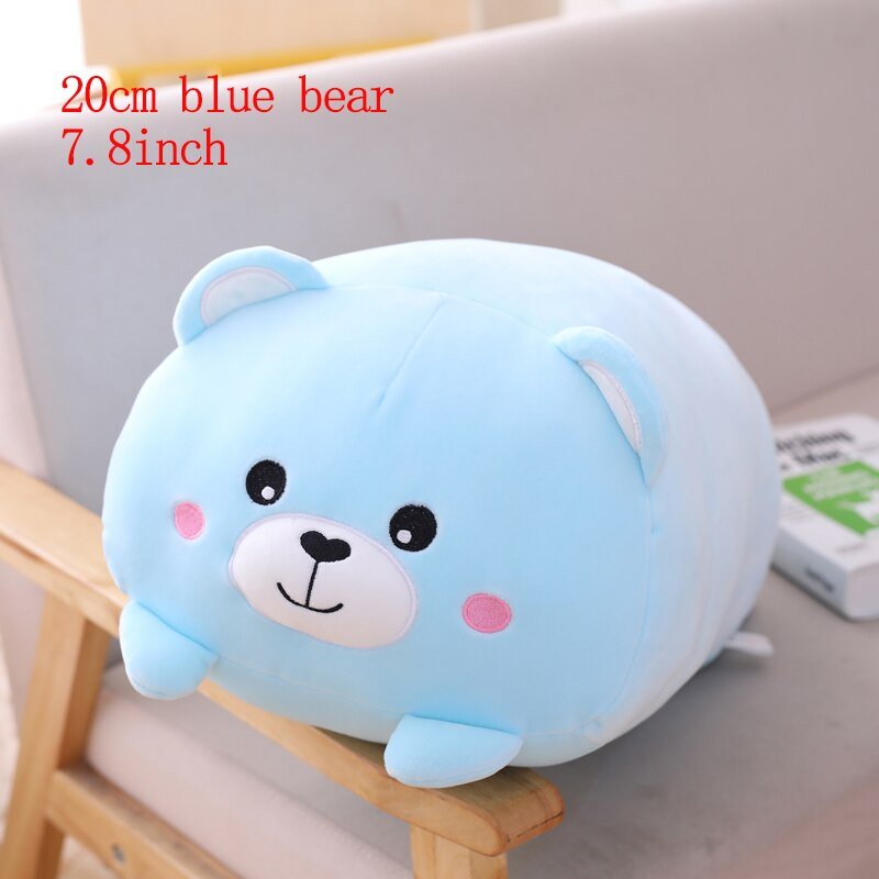 Small Cartoon Animals Plush Toys Collection – 18~30cm Stuffed Cat, Bear, Hamster, Elephant, Panda, Penguin, Pig, Frog Plushie, Ideal Gift - DormVibes