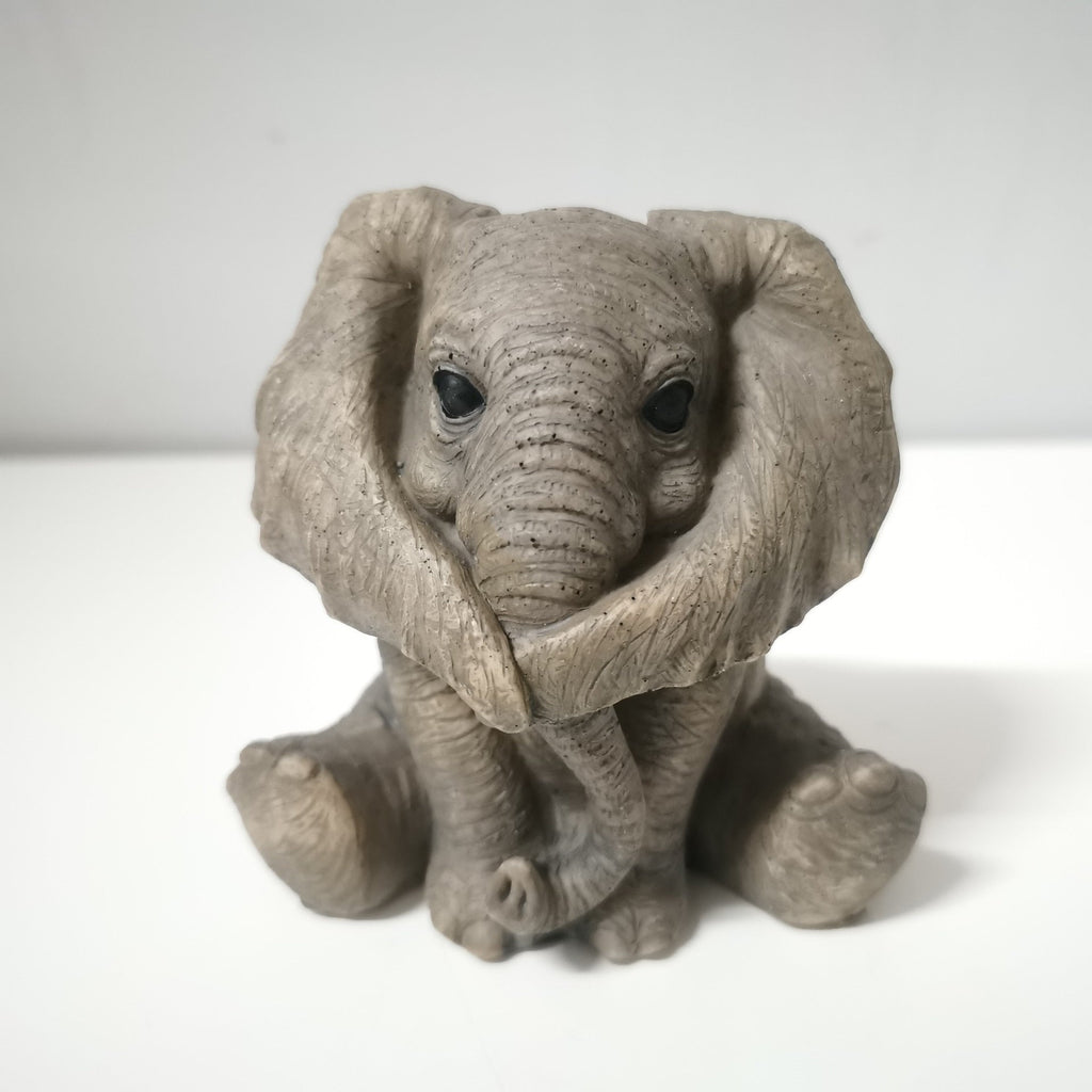 Small Elephant Desk Ornament Decor - DormVibes