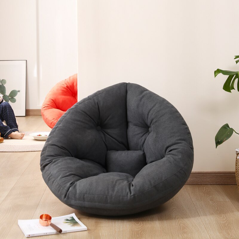 Soft Fluffy Bean Bag Chair - Lazy Sofa for Kids, Camping, Parties, and Bedroom Tatami Floor Cushion - DormVibes