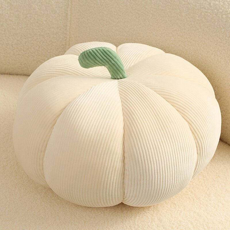 Soft Plush Pumpkin Hug Pillow: Round Shape Creative Sofa Throw Cushion, Comfortable Sleep Toy Gift for Home Decor - DormVibes
