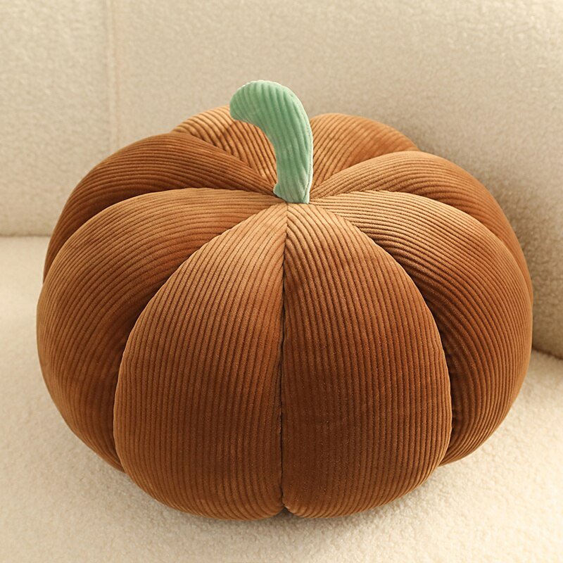 Soft Simulation Pumpkin Pillow: Cute, Soothing Sofa Cushion for Home Decor - DormVibes