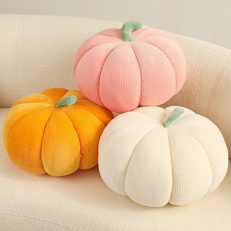 Soft Simulation Pumpkin Pillow: Cute, Soothing Sofa Cushion for Home Decor - DormVibes