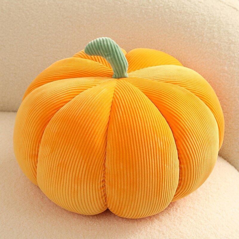 Soft Simulation Pumpkin Pillow: Cute, Soothing Sofa Cushion for Home Decor - DormVibes