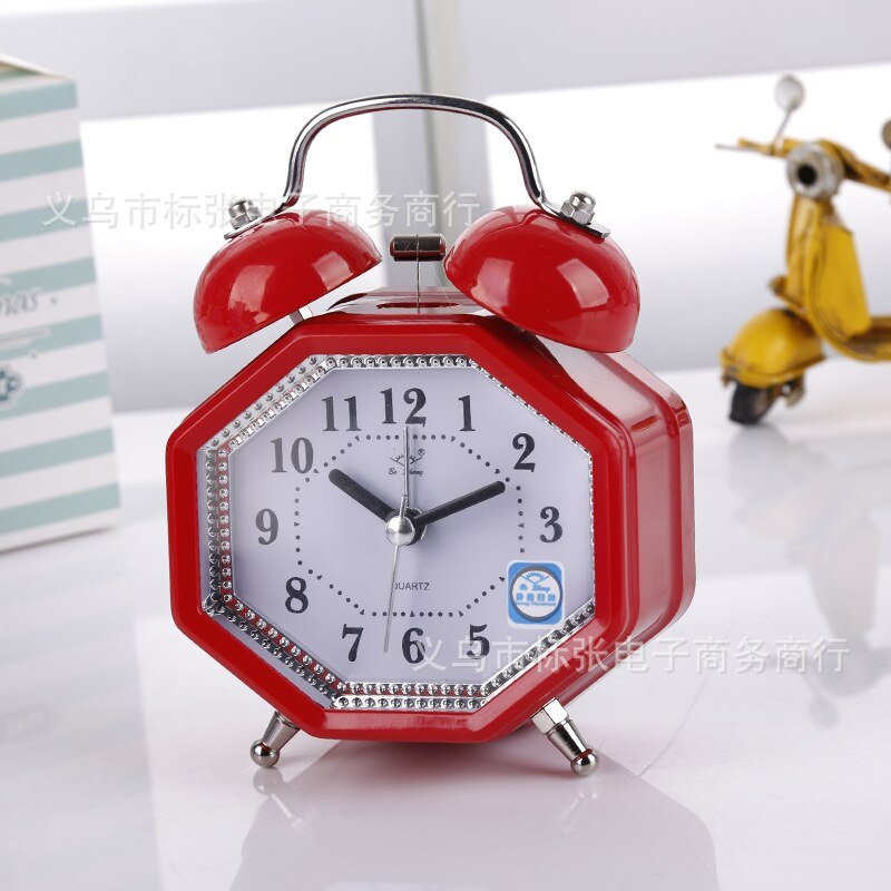 Heart Shape Bell Alarm Clock