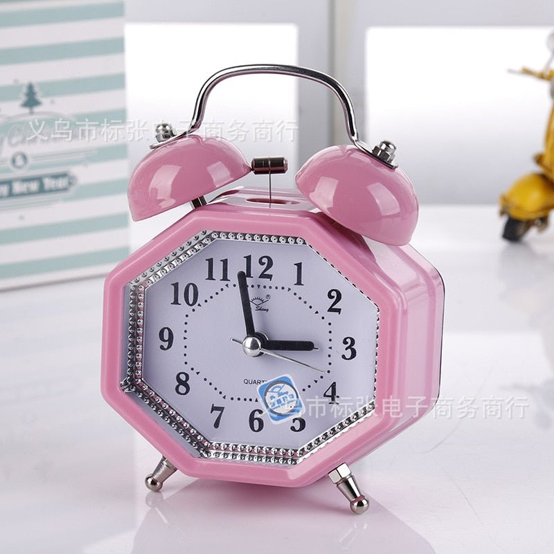 Heart Shape Bell Alarm Clock